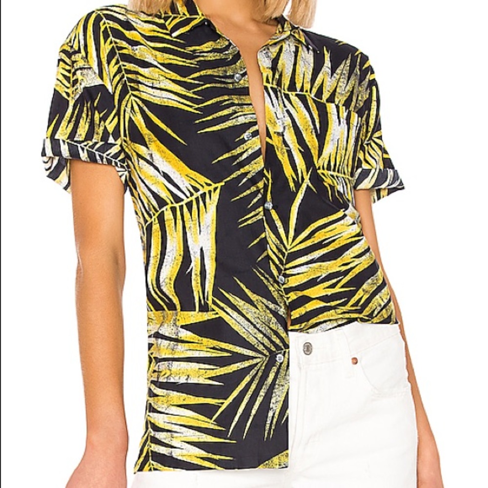 Double Rainbouu Tiger Palm Hawaiian Shirt